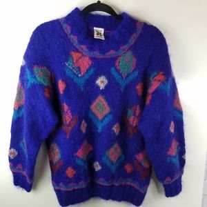 Icelandic Design Mohair Wool Blend Sweater